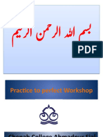Practice To Perfect Workshop