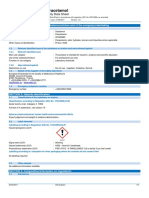 Paracetamol SDS Summary