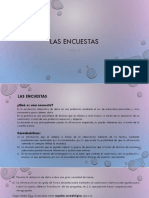 Guía para encuestas de  o menos