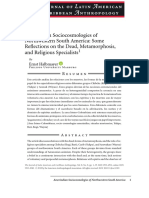 Amerindian Sociocosmologies of Northwest