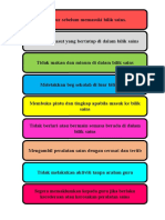 Kipas Tangan Peraturan Bilik Sains