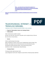 Telekomunikasi, Internet, Dan Teknologi Nirkabel: December 18, 2018 Marini Khalishah Khansa Leave A Comment