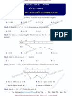 3. Đề Thi Giữa HK1 - Môn Toán Lớp 12 - Đề Số 1 (Có Lời Giải Chi Tiết)