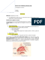 Urgencias en Otorrinolaringología