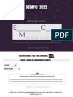 Exercícios Mentais - Apostila Aula 02 - Desafio - 2022