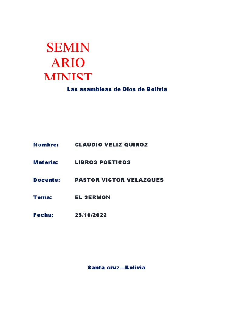 El Sermon Pdf Dios Salmos