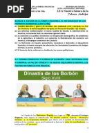 Bloque 4. Tema 1. Cambio Dinásitico y Guerra 2022-23