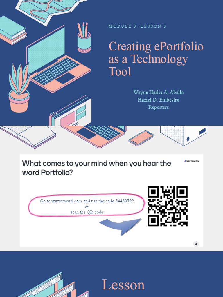 Creating EPortfolio As A Technology Tool PDF Rubric (Academic