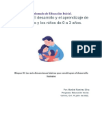 Diplomado de Educación Inicial. Módulo 7. El Desarrollo y El Aprendizaje de Las Niñas y Los Niños de 0 A 3 Años.