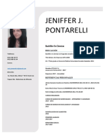 Jeniffer J. Pontarelli: Bachiller en Ciencias