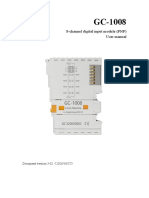 GC-1008 8-ch Digital Input Module User Manual