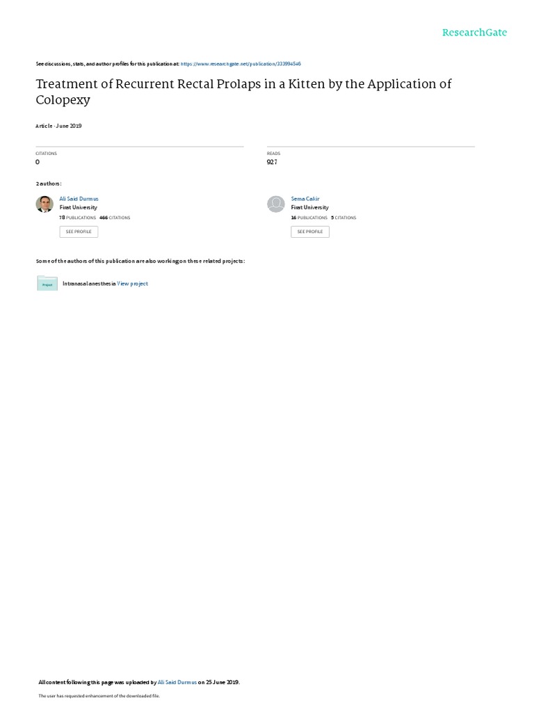 Colopexy | PDF