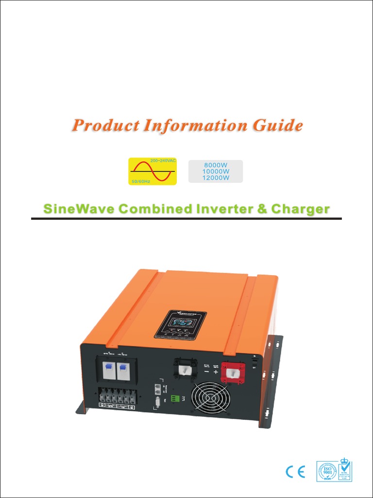 614-20023-00 (8-12KW) Searchable | PDF | Power Inverter | Battery Charger