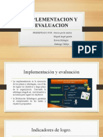 Implementacion y Evaluacion.