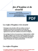 Les Règles D'hygiène Et de Sécurité