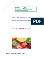 Cours Nutrition Humaine BCG s6 PDF