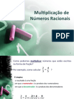 Multiplicação de Números Racionais