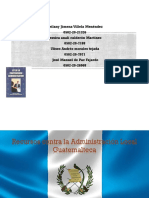 Recursos contra la Administración Local Guatemalteca