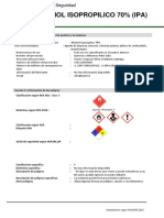 MSDS - Alcohol Isopropilico 70