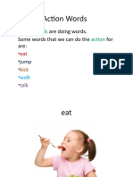 Action Word Presentation