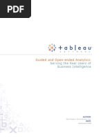 Tableau Neil Raden Guided Open Ended Analytics