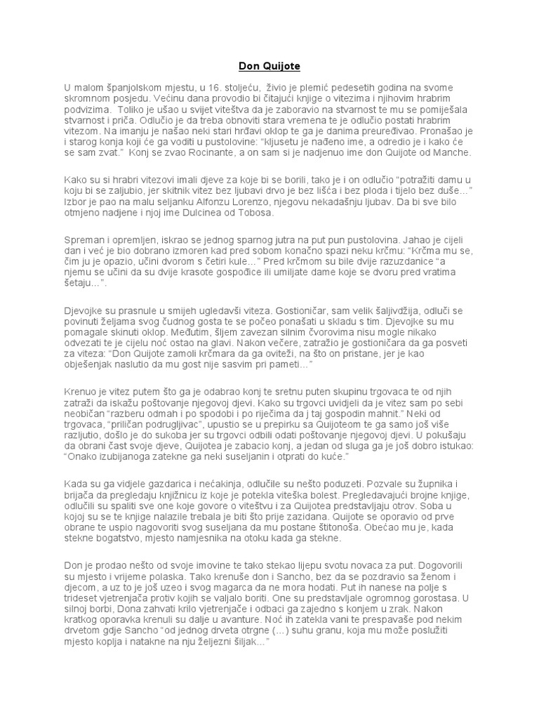 Don Quijote Pdf