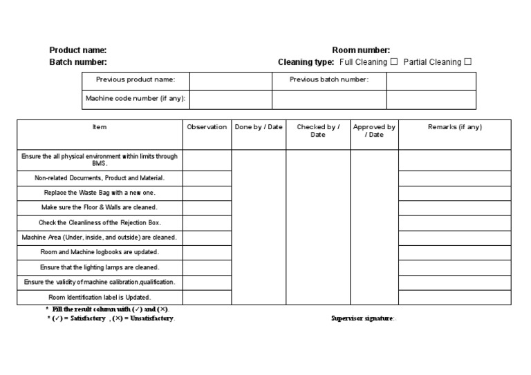 Line Clearance Form.. PDF
