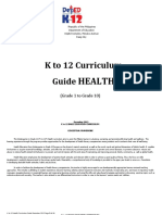 K To 12 Curriculum Guide HEALTH