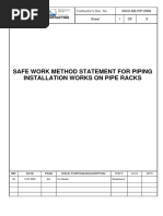 Inco-Ms-Pip-0008-Safe Work Method Statement For Piping Installation Works On Pipe Racks