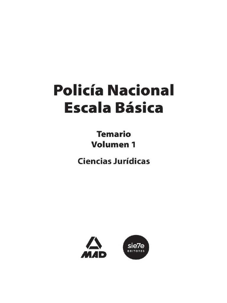 Temario Volumen 1 | PDF