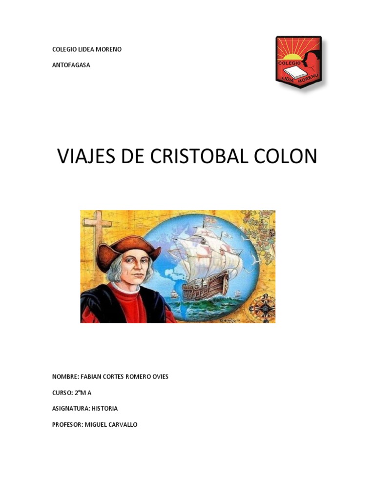 Cristobal Colon | PDF | Cristobal colon | Viajes de Cristóbal Colón