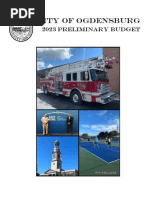 2023 Ogdensburg Preliminary Budget