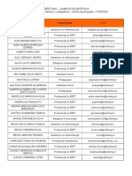 Lista de Servidores e Estagiários Maio2022