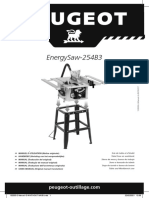 Manuel Scie Peugeot EnergySaw-254B3