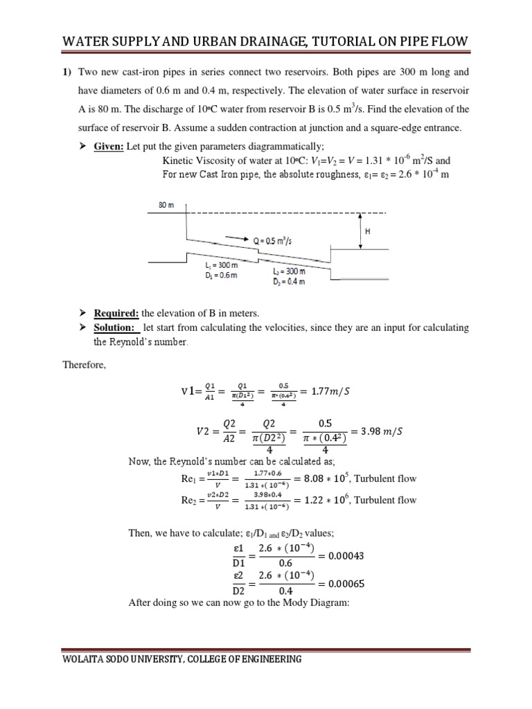 Tutorial Questions & Answers Final PDF Pump Hydrology