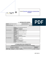 Información General: Formato