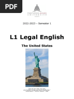 L1 Legal English: The United States