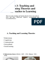 Unit 3 Teaching and Learning Theories