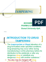 Drug Tampering