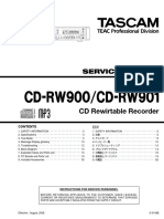 Tascam cd-rw900 rw901