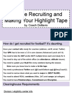 Recruiting and Making Your Highlight Tape