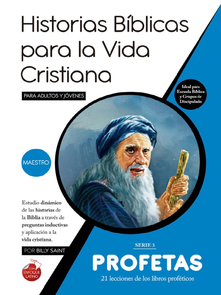 Serie 3 Profetas Maestro 21 Lecciones Basadas En Historias De Los Pdf