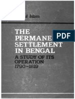 The Permanent Settlement in Bengal
