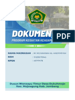 Jadwal Kegiatan Keagamaan