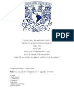 Unidad 3 El Proceso de La Investigación Científica - Act de Aprendizaje 1.