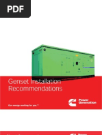 Genset Installation Guidelines