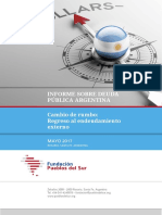 Regreso al endeudamiento externo: análisis de la deuda pública argentina