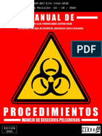 Manual de Procedimientos para El Manejo de Desechos Peligrosos - LABORATORIOS ZEBRA