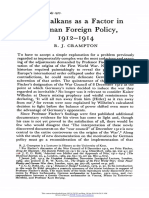 R. J. Crampton - The Balkans As A Factor in German Foreign Policy, 1912-1914 (1977)