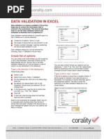 Data Validation